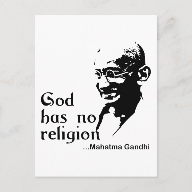 Gandhi Postcard (Front)