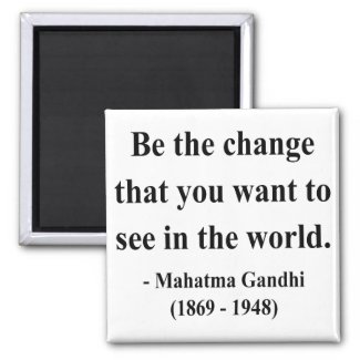 Gandhi Quote 1a magnet