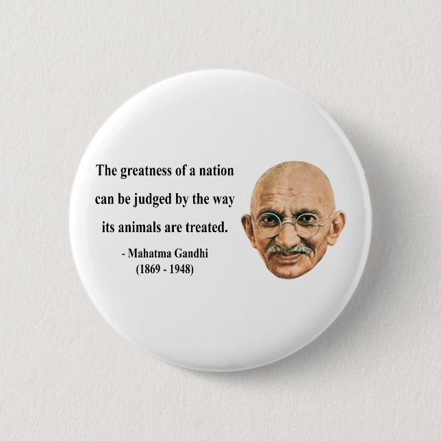 Gandhi Quote 2b Pinback Button (Front)