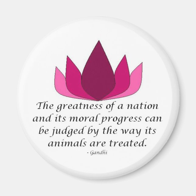 Gandhi Quote Magnet (Front)