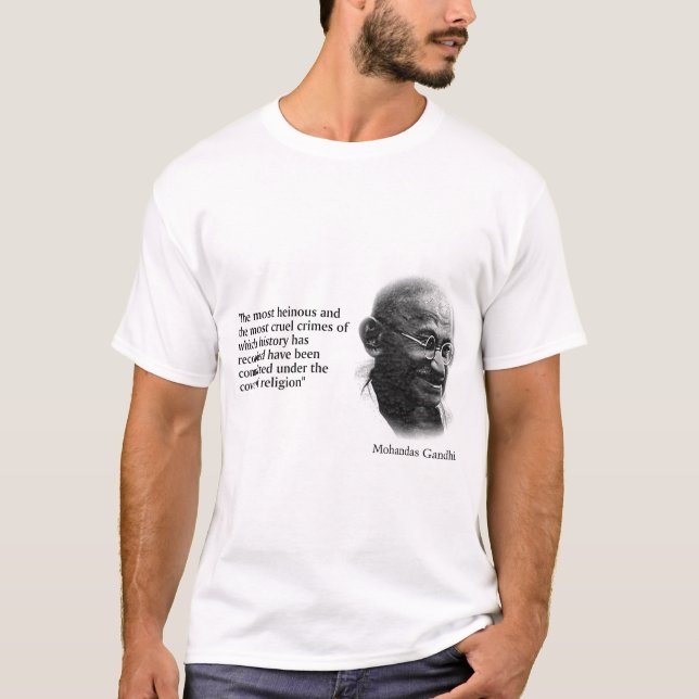 Gandhi Quote T-Shirt (Front)