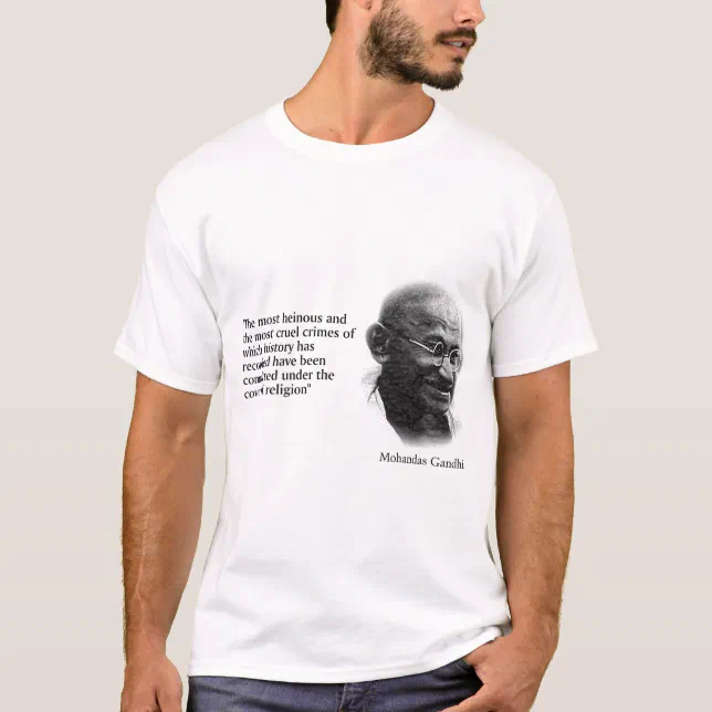 Gandhi Quote T-Shirt Zazzle