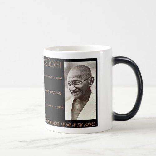 Gandhi Quotes Magic Mug