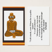 Gandhi quotes - Truth with love (Front & Back)