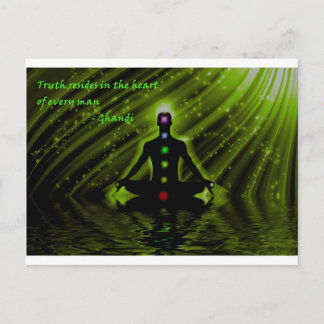 Gandhi's Wisdom Postcard