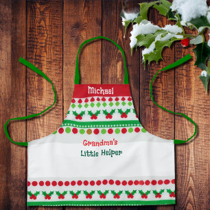 Gandma's little helper  - personalized  Apron