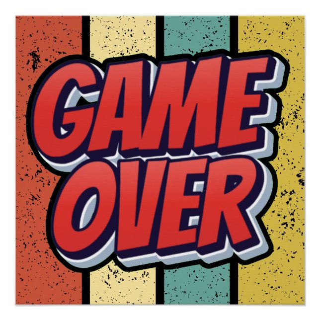 Gane over. poster (Front)