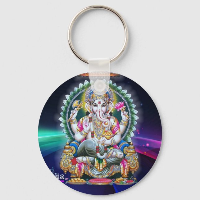 Ganesh Aura Keychain (Front)