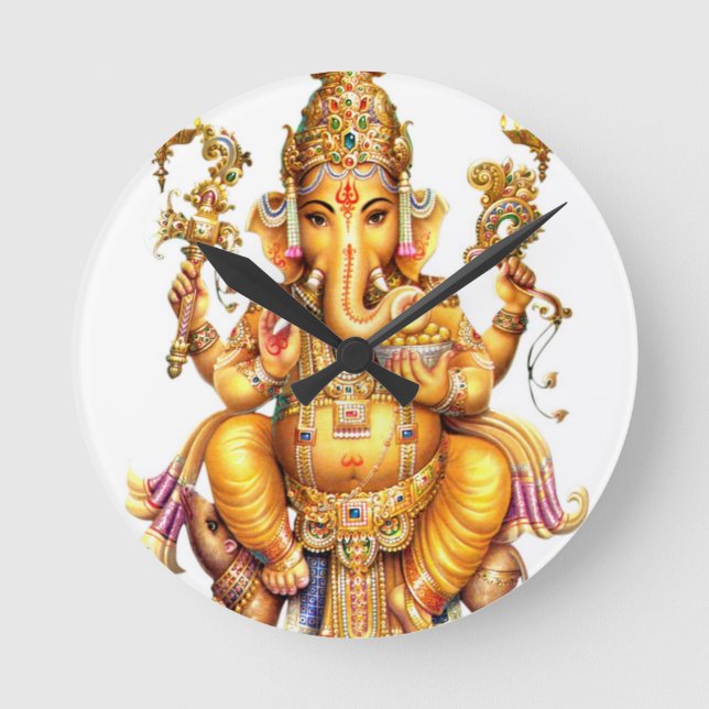 GANESH AURA ROUND CLOCK (Front)