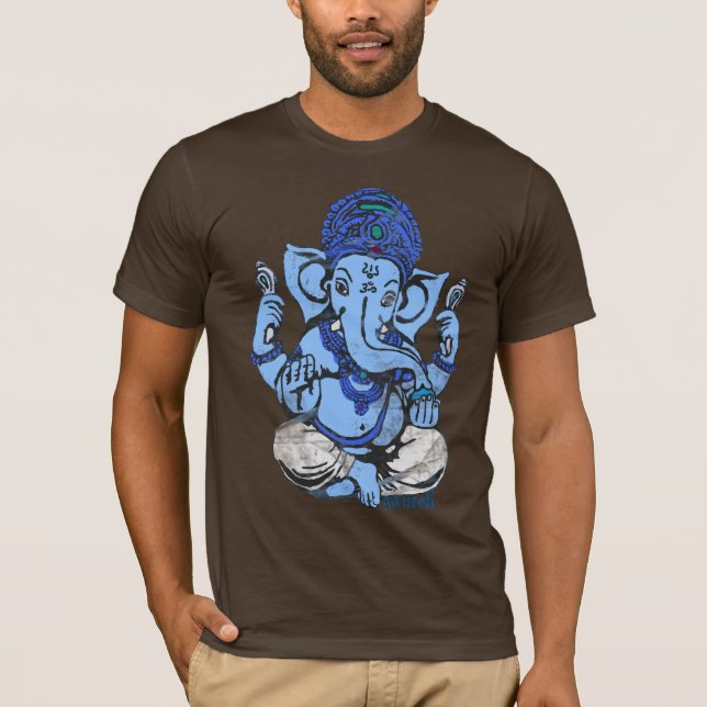 ganesh blue T-Shirt (Front)