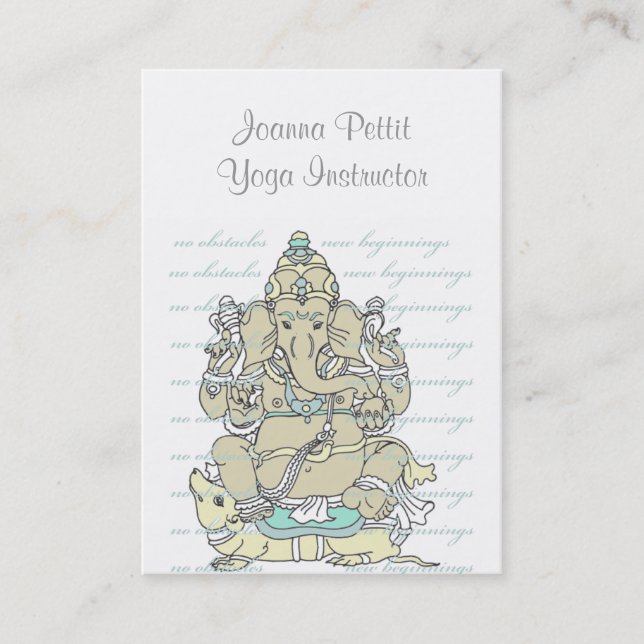 Ganesh Business Card (Front)