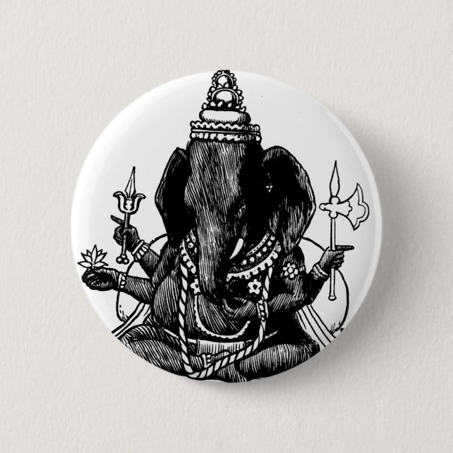 Ganesh Button (Front)