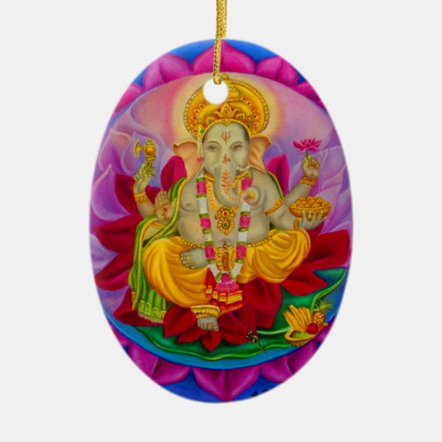 Ganesh Ceramic Ornament (Front)