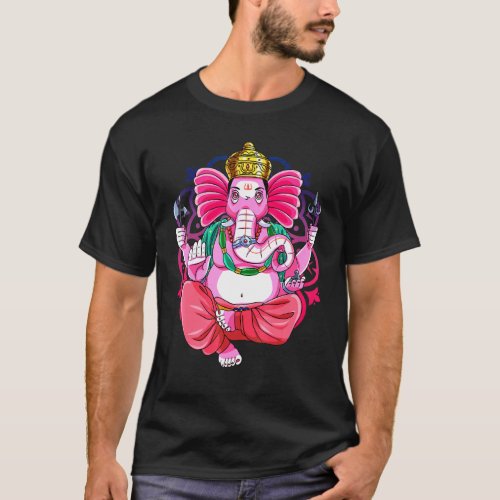 Ganesh Chaturthi Day Ganpati Deity T_Shirt