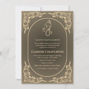 Ganesh Chaturthi Puja  Invitation