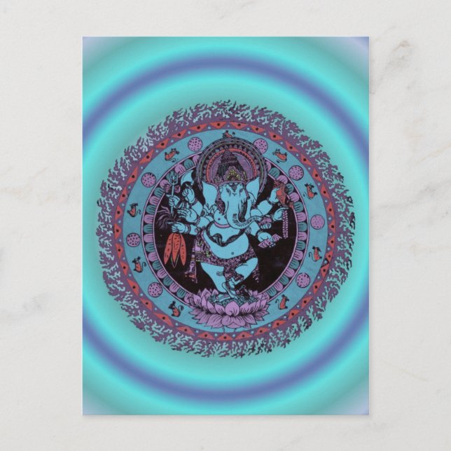 Ganesh Dancer Postcard (Front)
