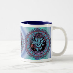 Ganesh Dancer Two-Tone Coffee Mug