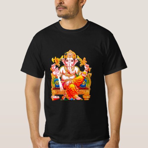 Ganesh Elephant Hindu God Ganesha Yoga Spiritual M T_Shirt