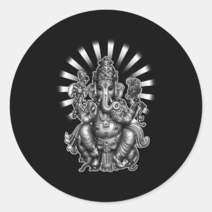 Ganesh Ganesha Classic Round Sticker