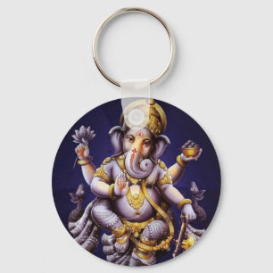 Ganesh Ganesha Hindu India Asian Elephant Deity Keychain
