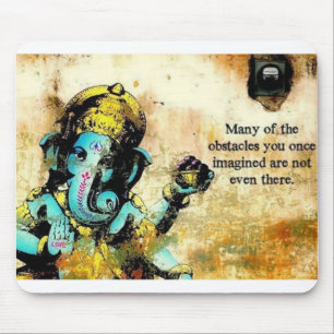 Ganesh Ganesha Hindu India Asian Elephant Deity Mouse Pad