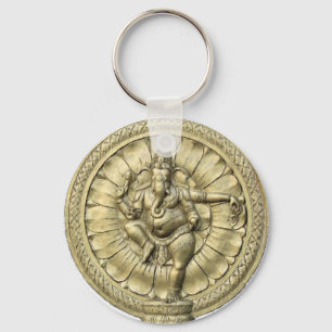 Ganesh (Golden) Keychain