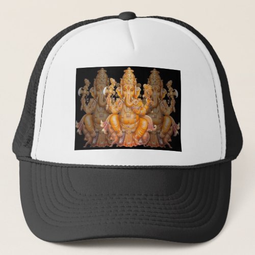 GANESH HINDU GOD TRUCKER HAT