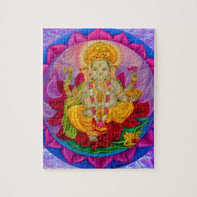 Ganesh Jigsaw Puzzle (Vertical)