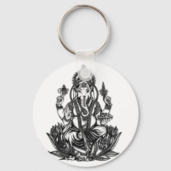 Ganesh Keychain by KPattersonDesign at Zazzle