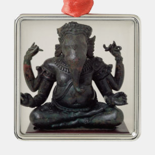 Ganesh, late 12th-early 13th century, Angkor Metal Ornament