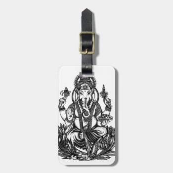 Ganesh Luggage Tag by KPattersonDesign at Zazzle