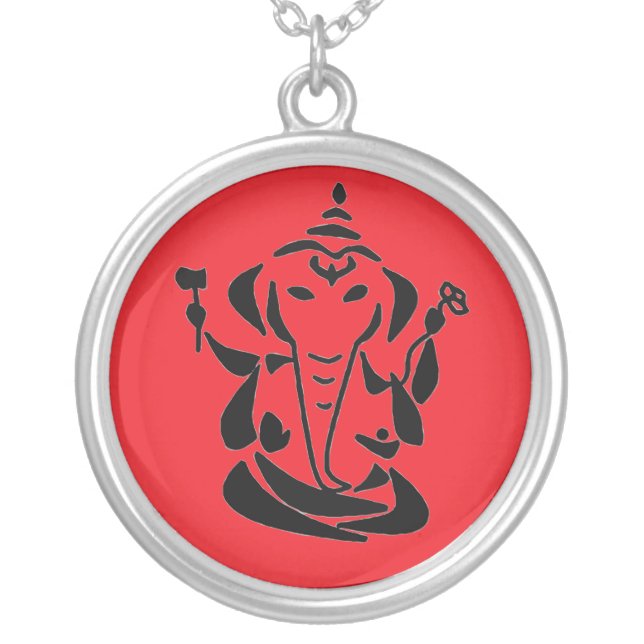 Ganesh Necklace - Yoga Jewelry (Front)