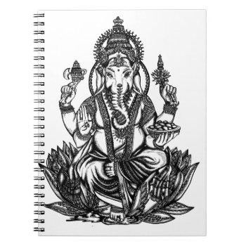 Ganesh Notebook by KPattersonDesign at Zazzle