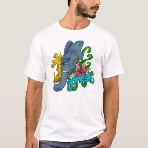 ganesh om handsketch T_Shirt