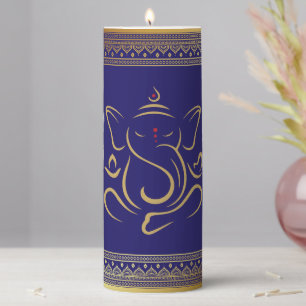 Ganesh pillar candle