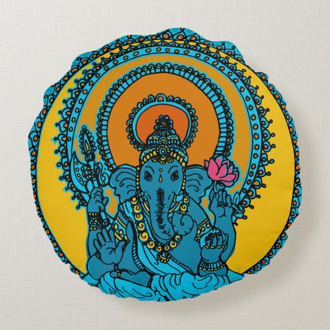 ganesh pillow (Back)