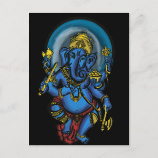 Ganesh Prosperity Postcard