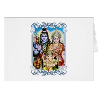 Ganesh, Shiva and Parvati, Lord Ganesha, Durga Cards