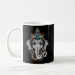 Ganesh Symbol Yoga Hindu Men Women Meditation Gift Coffee Mug