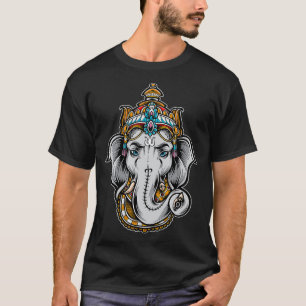 Ganesh Symbol Yoga Hindu Men Women Meditation Gift T-Shirt