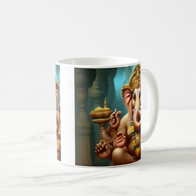 Ganesh Takes a Selfie Coffee Mug (Front Right)