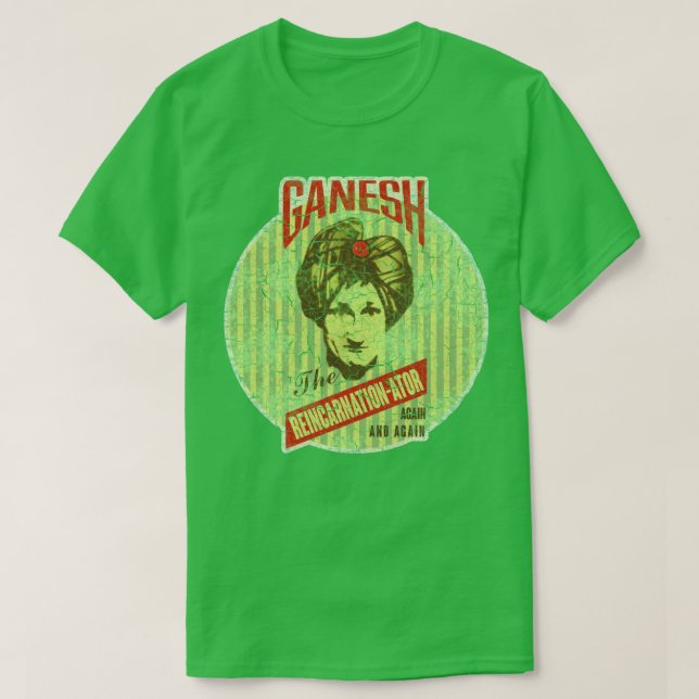 GANESH The REINCARNATIONATOR Preacher T-Shirt (Design Front)