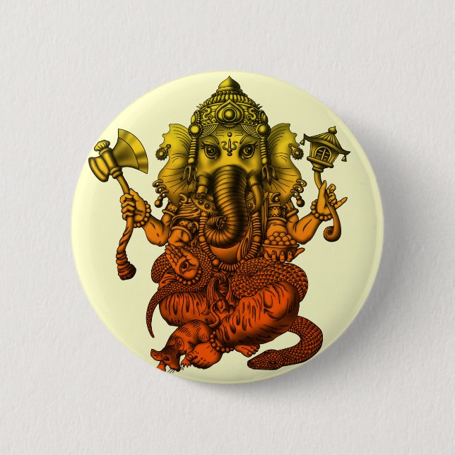 Ganesha7 Button (Front)
