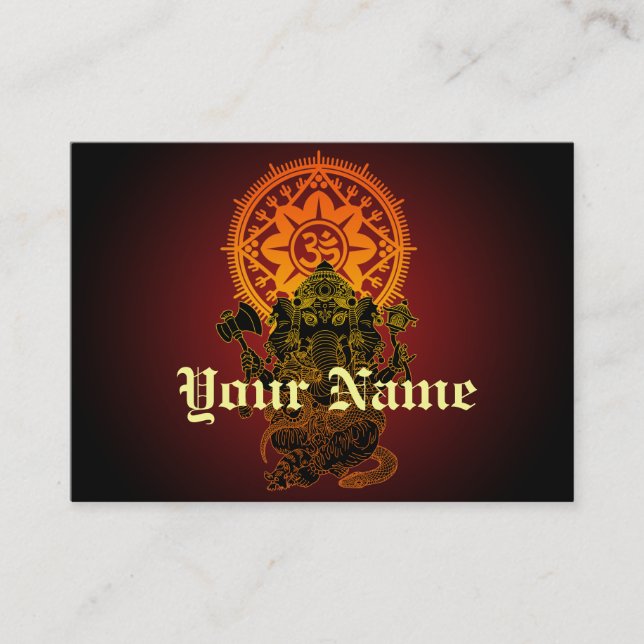 Ganesha 1 business card (Front)