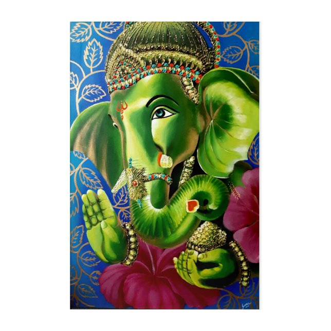 Ganesha 24x36 inch original   acrylic print (Front)