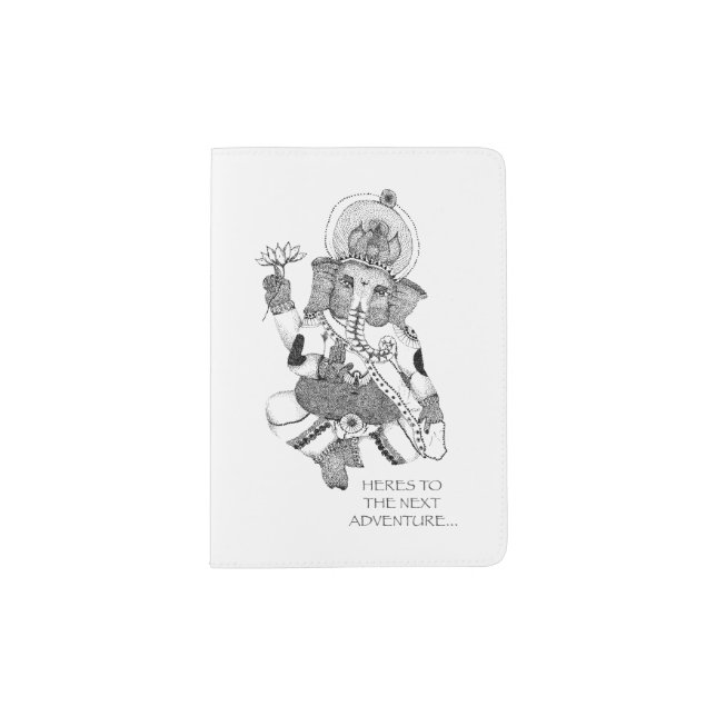 Ganesha Adventure Passport Holder (Front)