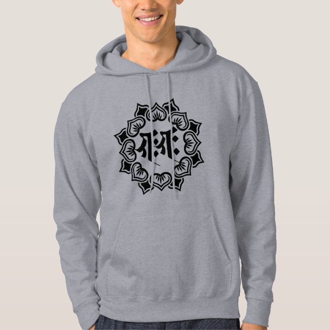 Ganesha bonji(B) Hoodie (Front)
