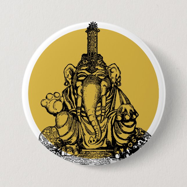 Ganesha Button (Front)