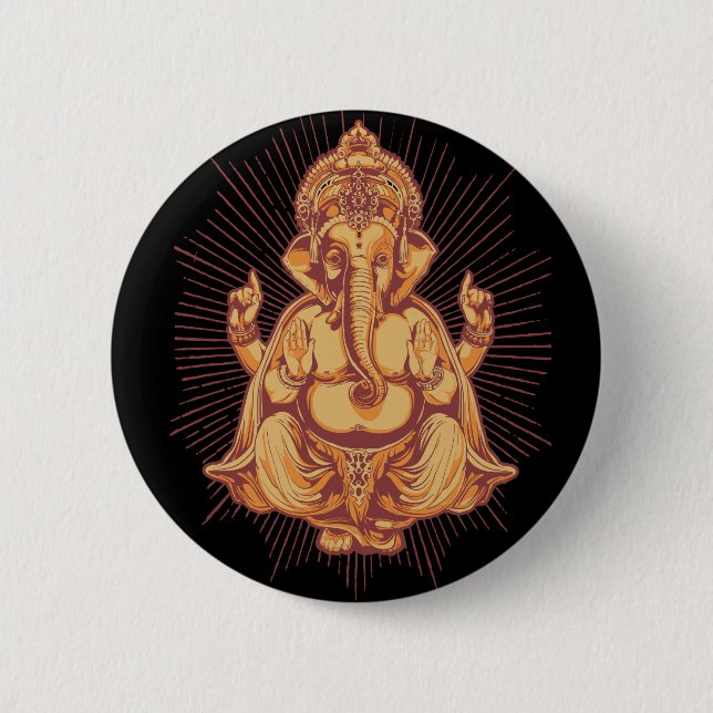 Ganesha Button (Front)