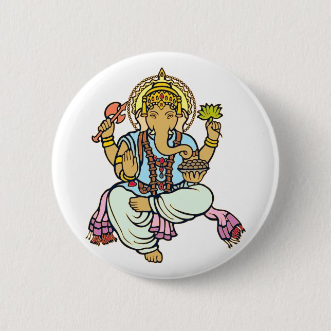 Ganesha Button (Front)
